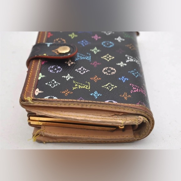 SOLD 🦄 AUTH LV Monogram Monogram Multicolor Kisslock Viennois Noir Wallet - Picture 4 of 16